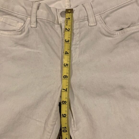 J Brand Off-White/ Grey Corduroy Skinny Jeans Size 25 - Picture 4 of 6